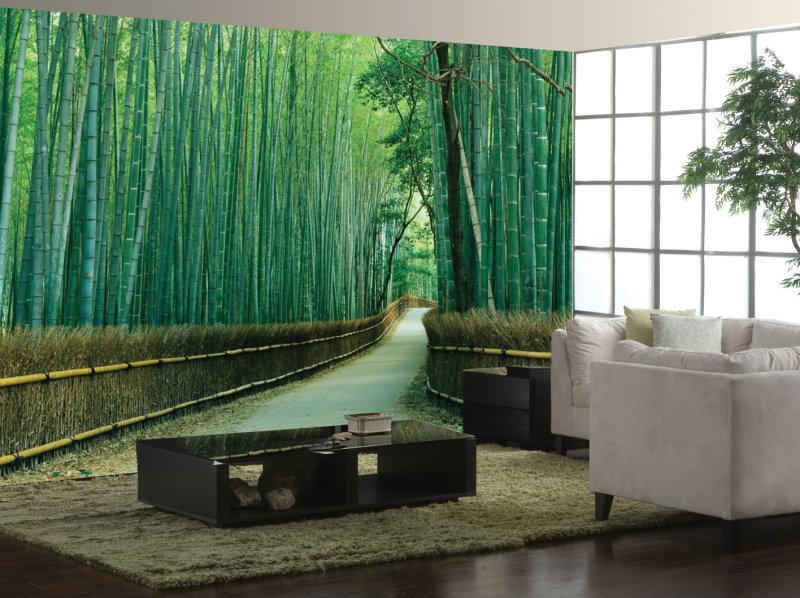 Adesivo Murale 3D Per Porta, Foresta Con Alberi, 90x200 Cm, Autoadesivo Impermeabile Per Interni, Prato Halloween